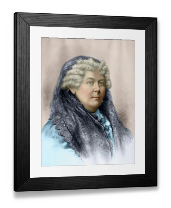 Framed Print : Portrait Of Elizabeth Cady Stanton Framed Print : Portrait Of Elizabeth Cady Stanton