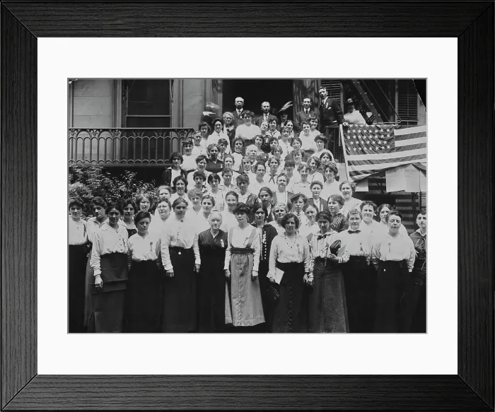 Framed Print : Suffragettes Group Framed Print : Suffragettes Group