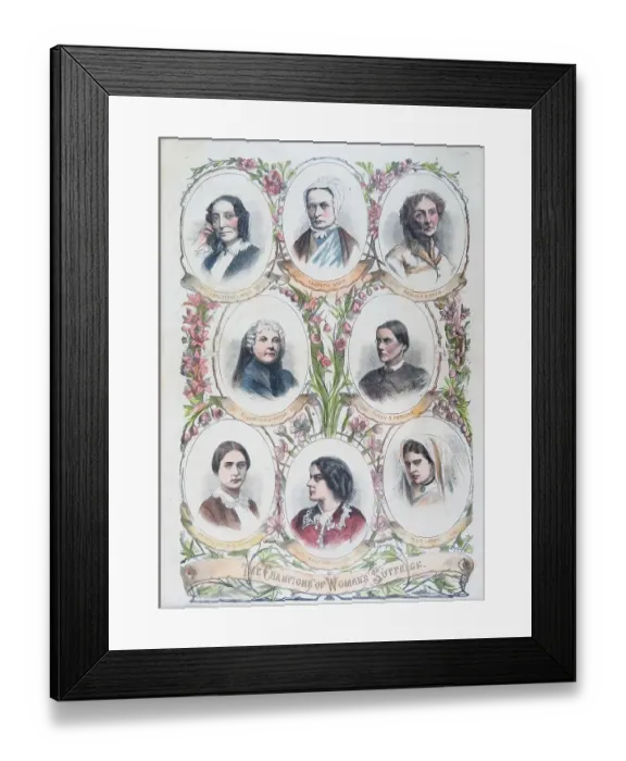 Framed Print : Champions Of Suffrage Framed Print : Champions Of Suffrage