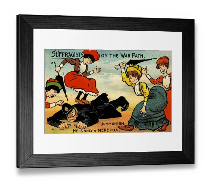 Framed Print : Suffragist War Path Framed Print : Suffragist War Path