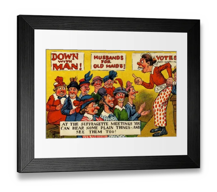 Framed Print : Down With Man