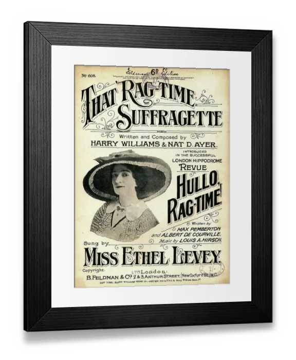 Framed Print : That Ragtime Suffragette Framed Print : That Ragtime Suffragette