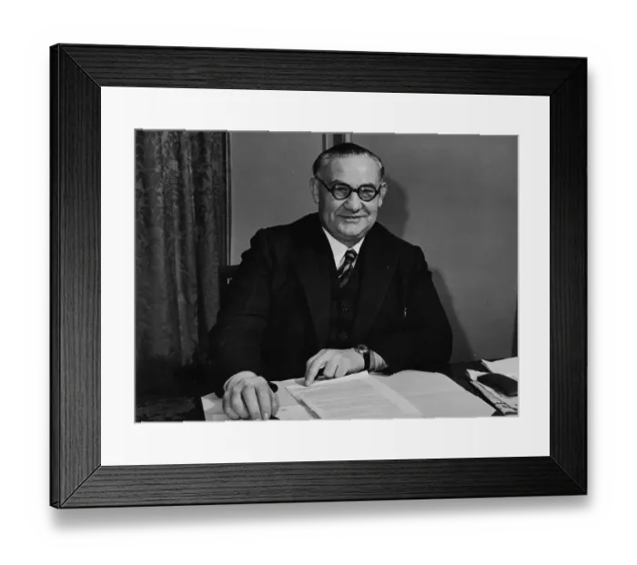 Framed Print : Portrait Of Ernest Bevin Framed Print : Portrait Of Ernest Bevin