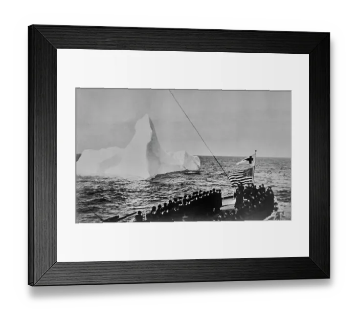 Framed Print : RMS Titanic Anniversary Service, 1927 Framed Print : RMS Titanic Anniversary Service, 1927
