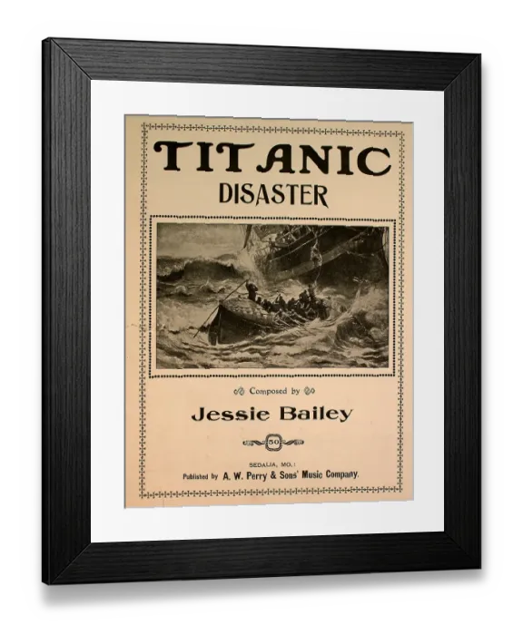 Framed Print : Titanic Disaster Framed Print : Titanic Disaster