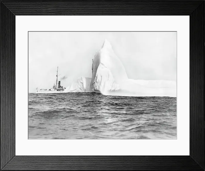Framed Print : Coast Guard Tracks Icebergs