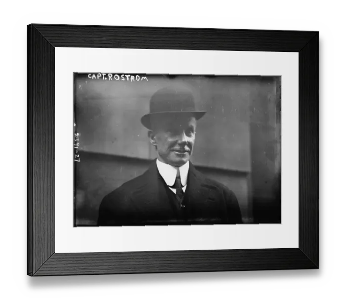 Framed Print : Capt Rostrom Of The Carpathia Framed Print : Capt Rostrom Of The Carpathia