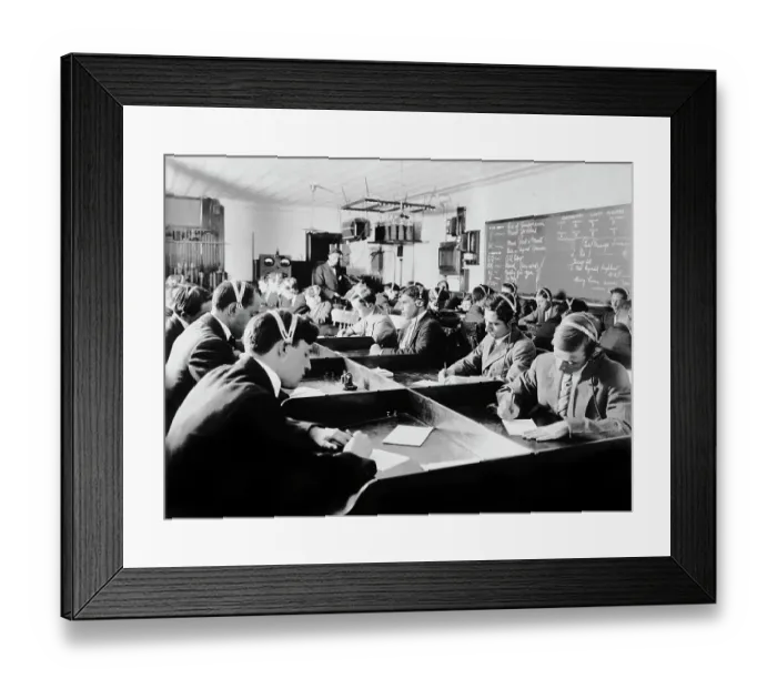 Framed Print : Marconi Wireless School Framed Print : Marconi Wireless School