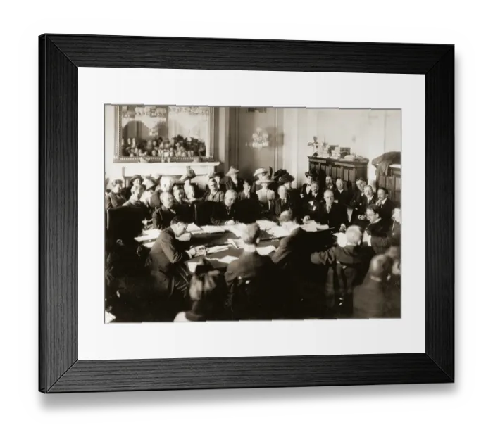 Framed Print : Titanic Disaster Inquiry Framed Print : Titanic Disaster Inquiry