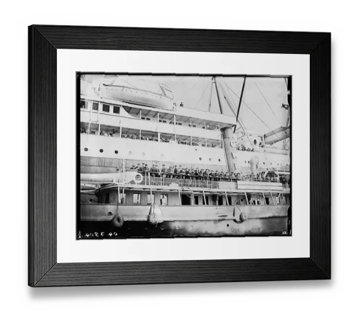 Framed Print : Titanic Survivors Framed Print : Titanic Survivors