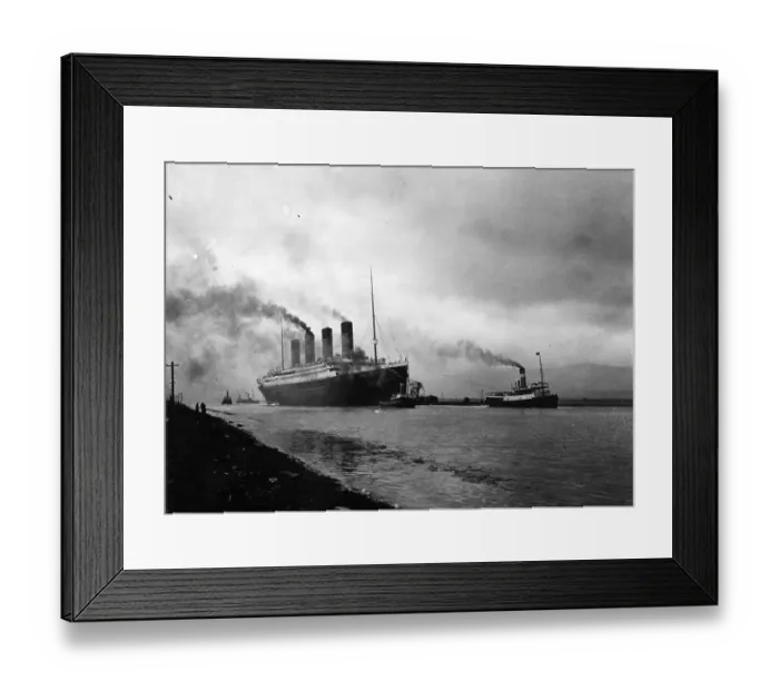 Framed Print : The Titanic Framed Print : The Titanic