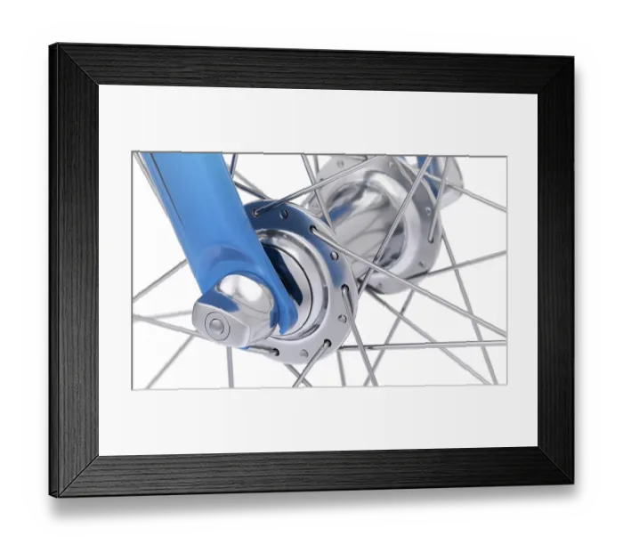 Framed Print : Whells / free hub