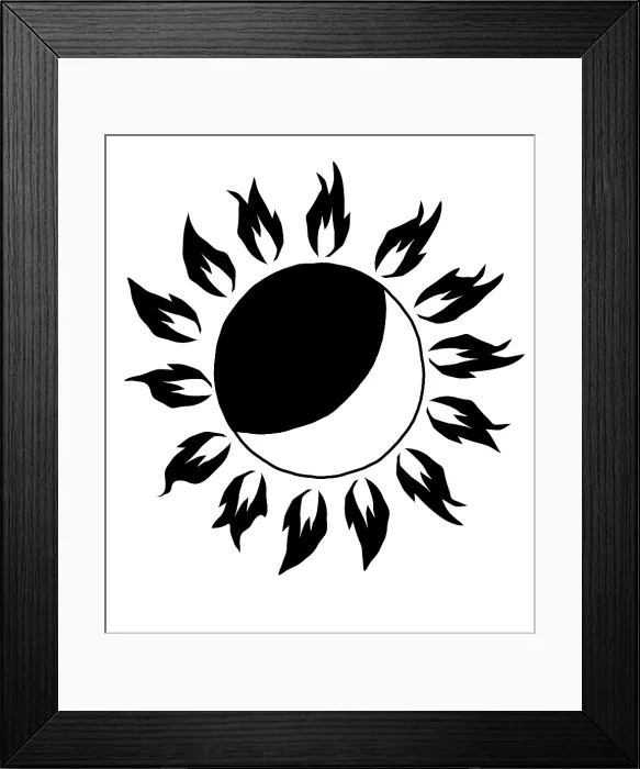 Framed Print : The Moon's brightness is produced by the radiance of the Sun