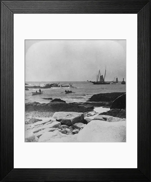 Framed Print : The Wreck Of The SS Atlantic, 1873 Framed Print : The Wreck Of The SS Atlantic, 1873