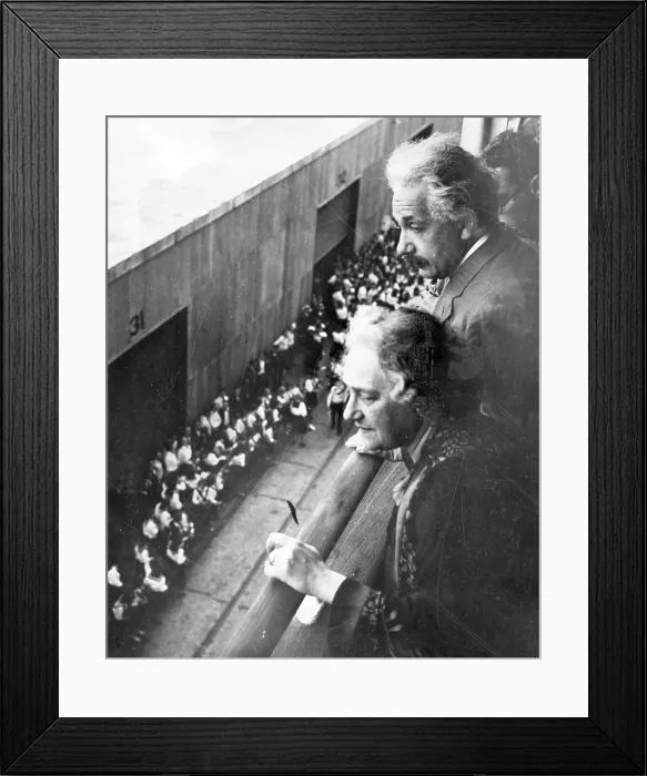 Framed Print : The Einsteins Arrive In San Diego