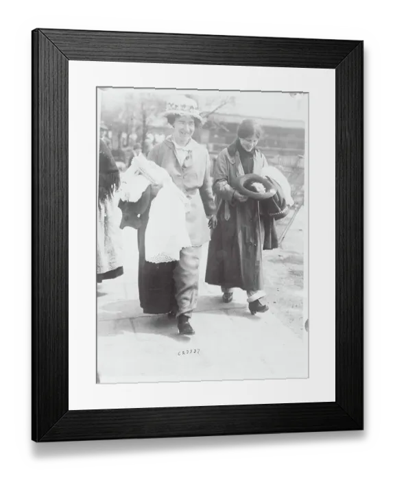 Framed Print : Two Survivors of the Lusitania Framed Print : Two Survivors of the Lusitania
