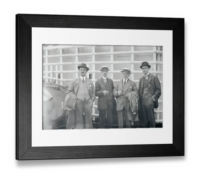 Framed Print : Survivors of Lusitania Disaster Framed Print : Survivors of Lusitania Disaster