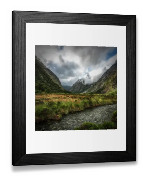 Framed Print : monkey creek | fiordland, new zealand Framed Print : monkey creek | fiordland, new zealand