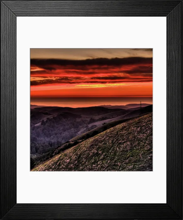 Framed Print : there's a feeling i get when i look to the west Framed Print : there's a feeling i get when i look to the west