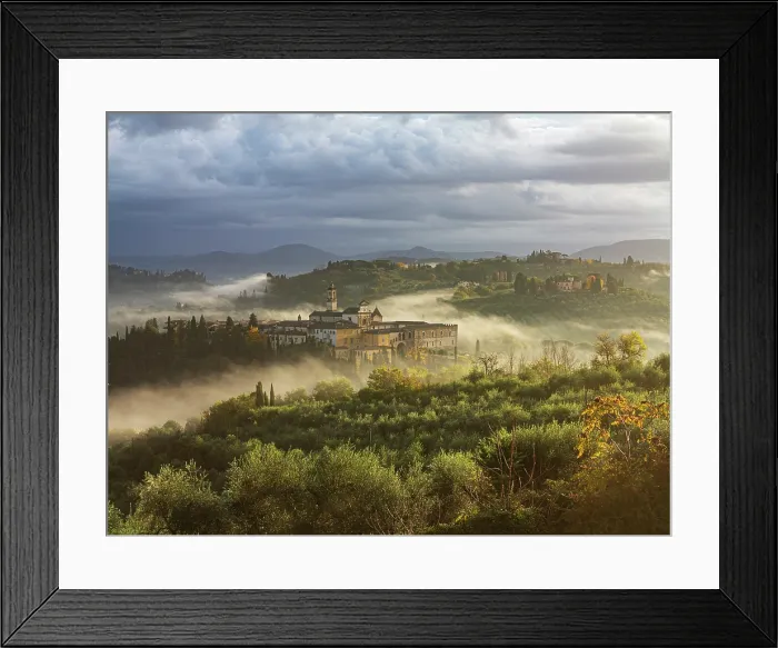 Framed Print : Tuscany, early morning view of Certosa del Galluzzo Framed Print : Tuscany, early morning view of Certosa del Galluzzo