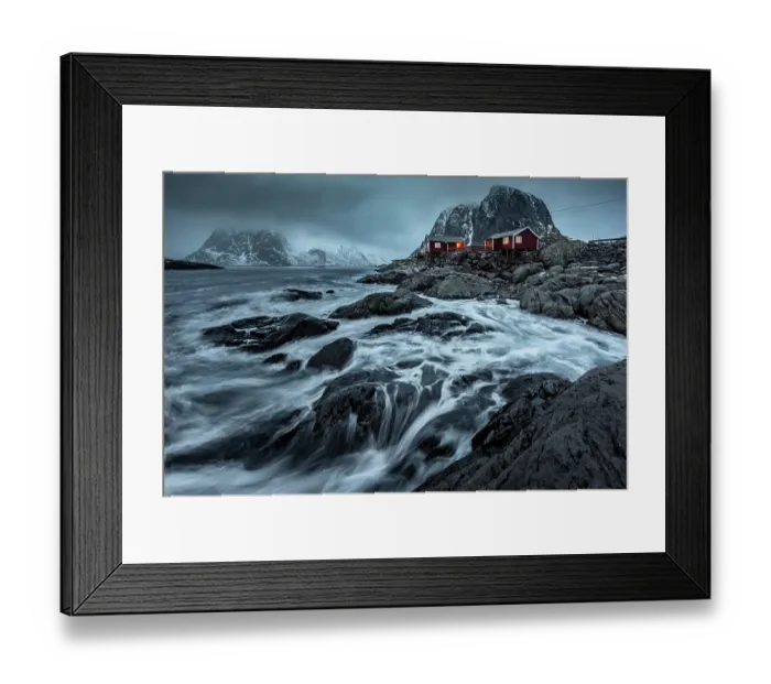 Framed Print : Village Hamnoy Lofoten Islands Norway Framed Print : Village Hamnoy Lofoten Islands Norway