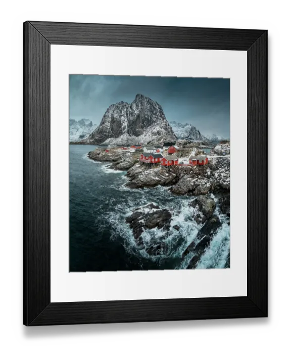 Framed Print : Hamnoy village in Lofoten, Norway Framed Print : Hamnoy village in Lofoten, Norway