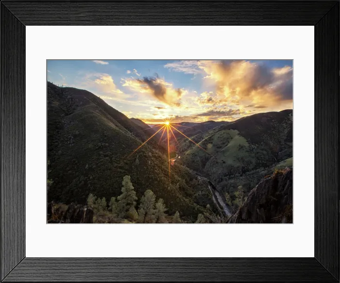 Framed Print : Merced River Canyon at Sunset Framed Print : Merced River Canyon at Sunset