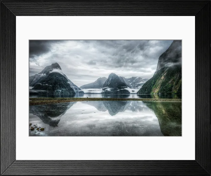 Framed Print : the sound that isn't | milford sound, new zealand Framed Print : the sound that isn't | milford sound, new zealand