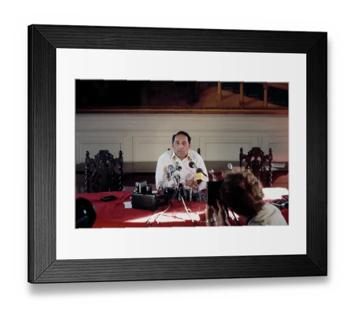 Framed Print : José Napoleón Duarte Framed Print : José Napoleón Duarte