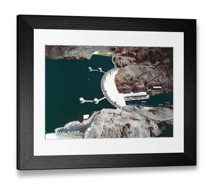 Framed Print : Hoover Dam Overflow Framed Print : Hoover Dam Overflow