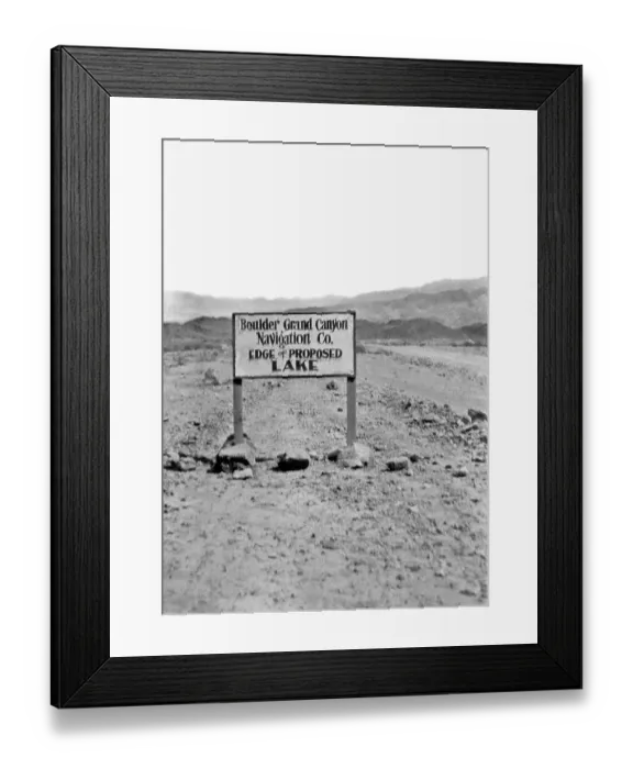 Framed Print : Future Edge Of Lake Meade Framed Print : Future Edge Of Lake Meade