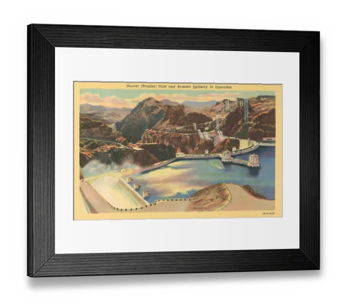 Framed Print : The Hoover (Boulder) Dam Framed Print : The Hoover (Boulder) Dam