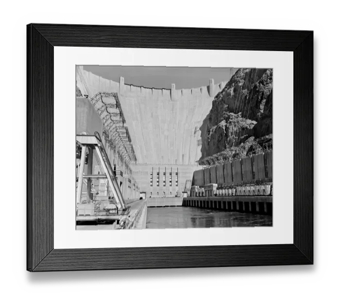 Framed Print : 1950s SHOT OF HOOVER DAM Framed Print : 1950s SHOT OF HOOVER DAM