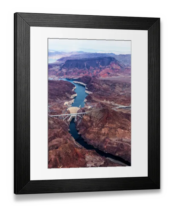 Framed Print : Hoover Dam Aerial Framed Print : Hoover Dam Aerial