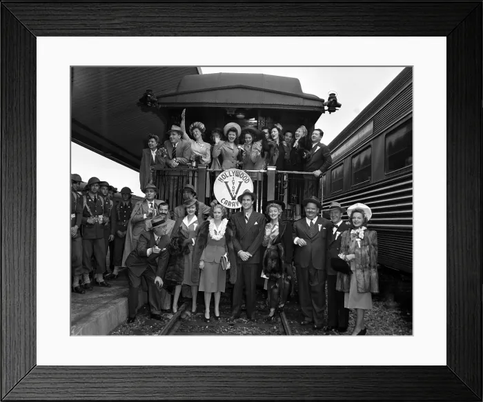 Framed Print : Hollywood Victory Caravan in LA Framed Print : Hollywood Victory Caravan in LA