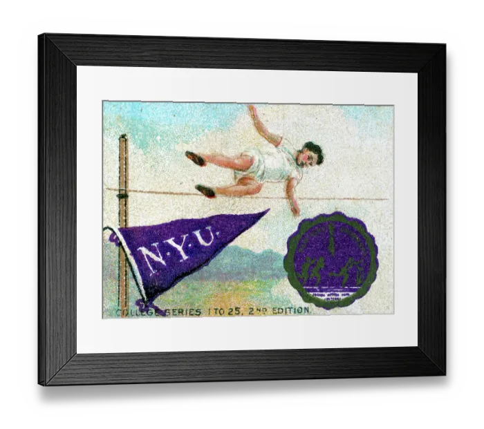 Framed Print : New York University, Murad Cigarettes, tobacco card, 1910 Framed Print : New York University, Murad Cigarettes, tobacco card, 1910