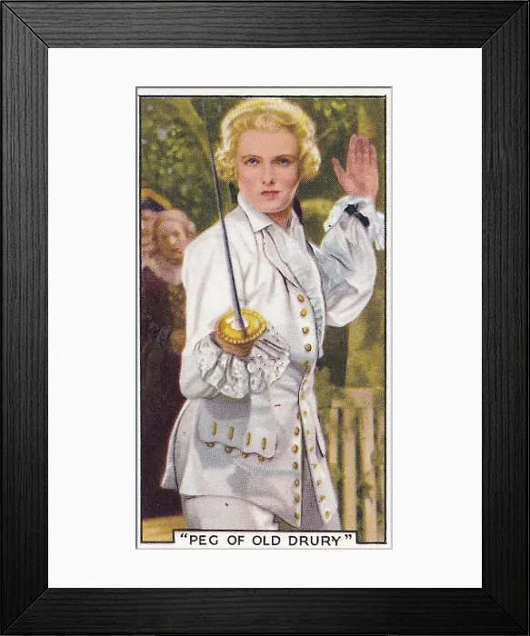 Framed Print : Collectible Gallaher cigarette card, Shots from Famous Films series, 1936 Framed Print : Collectible Gallaher cigarette card, Shots from Famous Films series, 1936