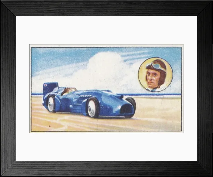 Framed Print : Collectible cigarette card, Champions series, 1935