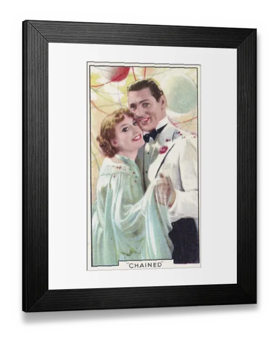 Framed Print : Collectible Gallaher cigarette card, Shots from Famous Films series, 1935 Framed Print : Collectible Gallaher cigarette card, Shots from Famous Films series, 1935