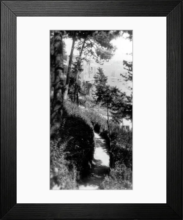Framed Print : Collectible tobacco card, Public Gardens, Dinard, Brittany, France, Army Club Cigarettes, 1928-29 Framed Print : Collectible tobacco card, Public Gardens, Dinard, Brittany, France, Army Club Cigarettes, 1928-29