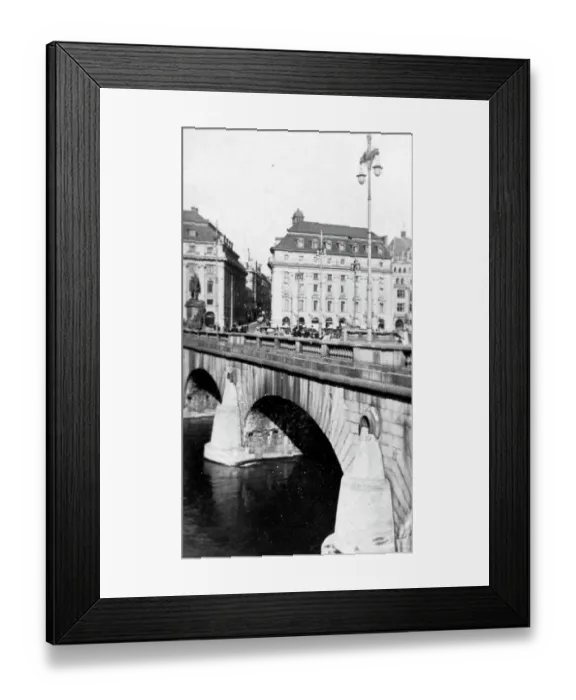 Framed Print : Collectible tobacco card, Stockholm, Sweden, Army Club Cigarettes, 1928-29 Framed Print : Collectible tobacco card, Stockholm, Sweden, Army Club Cigarettes, 1928-29