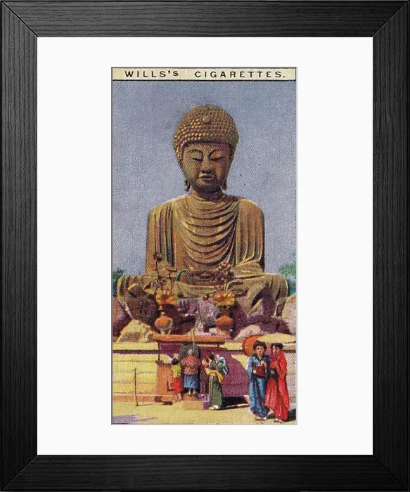Framed Print : Vintage tobacco card, Easter Island, Wonders of the Past series, H O Wills Cigarettes, 1926 Framed Print : Vintage tobacco card, Easter Island, Wonders of the Past series, H O Wills Cigarettes, 1926