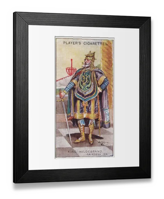 Framed Print : Gilbert and Sullivan production of Princess Ida, on Player's Cigarettes tobacco card, 1925 Framed Print : Gilbert and Sullivan production of Princess Ida, on Player's Cigarettes tobacco card, 1925