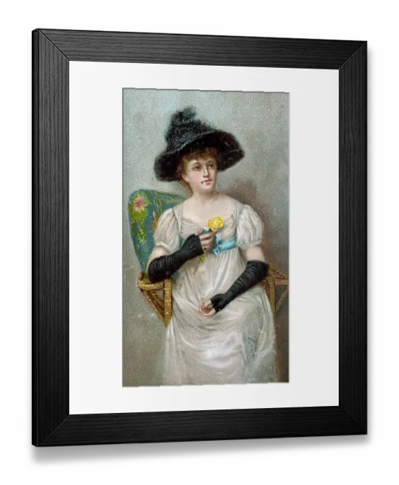 Framed Print : Newsboy Plug Tobacco Advertising Card, 1892 Framed Print : Newsboy Plug Tobacco Advertising Card, 1892