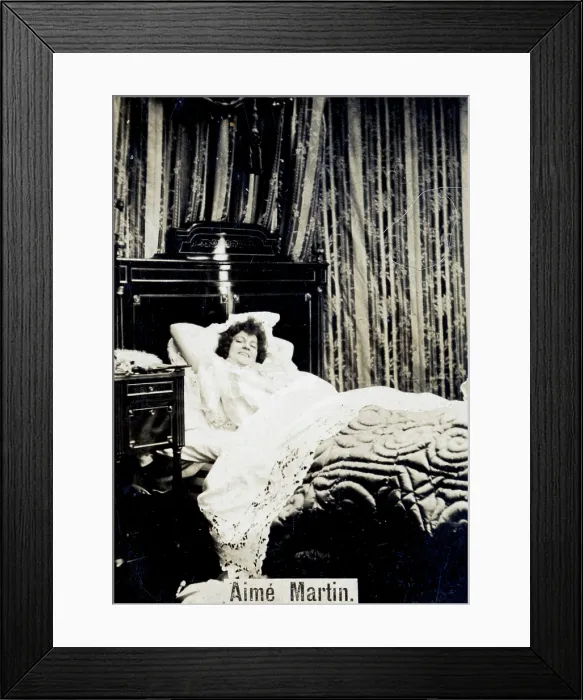 Framed Print : Stage Actress Aime Martin on Ogden's Cigarette Card, circa 1894-1907 Framed Print : Stage Actress Aime Martin on Ogden's Cigarette Card, circa 1894-1907