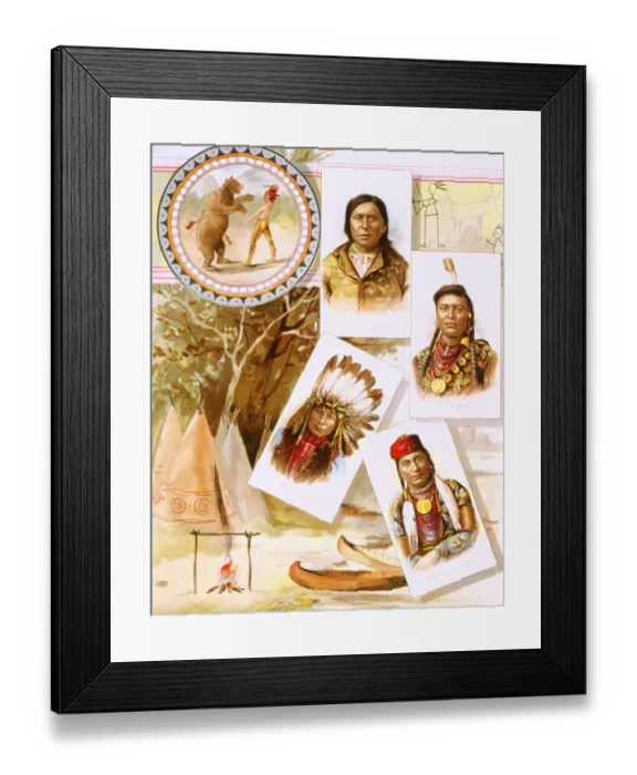 Framed Print : Native Design 1 Framed Print : Native Design 1
