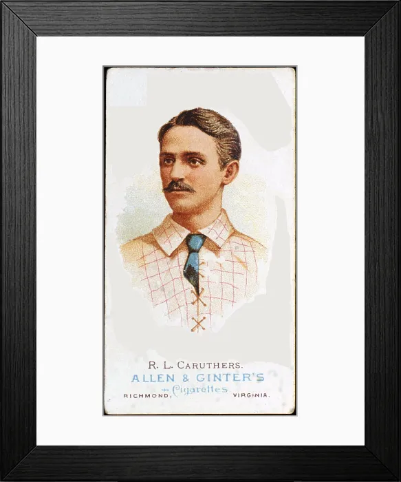 Framed Print : Adrian Anson Cigarette Card 1888 Framed Print : Adrian Anson Cigarette Card 1888
