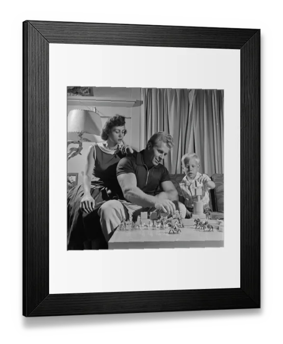 Framed Print : Mr Universe 1956