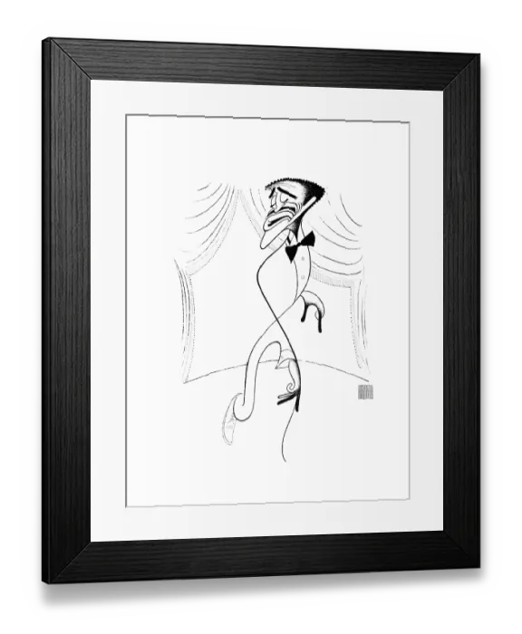 Framed Print : Caricature Of Sammy Davis Jr