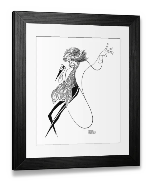 Framed Print : Caricature Of Mick Jagger Framed Print : Caricature Of Mick Jagger